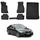 Omac Fußmatten & Kofferraumwanne Set kompatibel mit BMW 5er G30 2017-2024 Gummi TPE Schwarz 5X