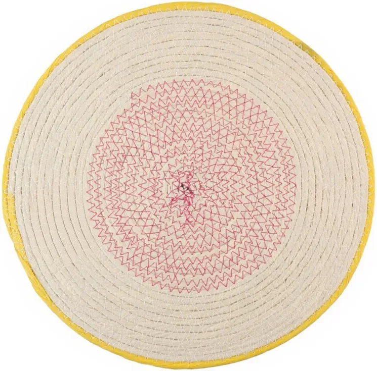 Tischset Papiergarn Durchmesser 38cm