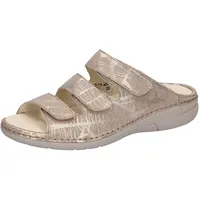WALDLÄUFER Pantolette beige / gold 37,5