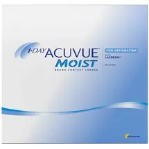 Acuvue Johnson & Johnson 1-Day Moist for Astigmatism Tageslinsen weich, 90 Stück Torische Kontaktlinse