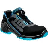 Steitz Secura F86143 VD PRO 1500 BOA S2 Halbschuh, Schwarz/Blau, NB Weite, 43 Größe