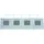DEGAMO Seitenplane für Pavillon 8x4 m 1 Stück Weiß