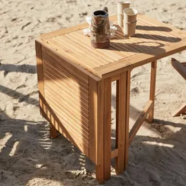 Tikamoon Gartentisch 130 x 74 x 65 cm Braun