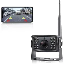 GreenYi 5G WiFi Wireless HD 720P Backup-Rückfahrkamera für große Fahrzeuge