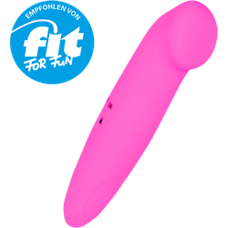 Vibrator mit abgeflachter Spitze, 12 cm, pink