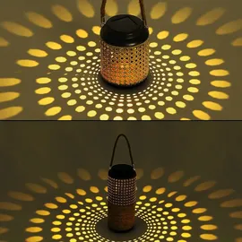 bmf-versand Solarleuchte Garten Set Laterne 30 und 45 cm Solarlampe Außen Leuchte Solar