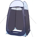 Leader Accessories Pop-Up-Duschzelt, Wickelzelt, WC-Zelt, 1,2 x 1,2 x 198,1 cm (H), große Größe (1 grau)