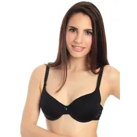 SASSA Damen Schalen BH, Schwarz (Schwarz 500), 75D