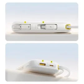Baseus EnerFill FC31, 20000mAh Biały 20000 mAh, 22.50 W, 73 Wh), Powerbank, Weiss