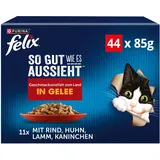 FELIX So gut wie es aussieht Geschmacksvielfalt vom Land in Gelee MIx 44 x 85 g