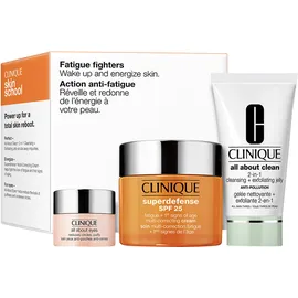 Clinique Superdefense Cream 50 ml + All About Clean 2-in-1 Cleansing + Exfoliating Jelly 30 ml + All about eyes 5 ml