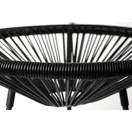 sunnypillow Acapulco Gartenstuhl 2er Set 0 x 0 x 0 cm schwarz