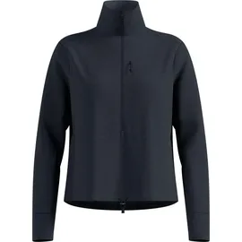Odlo Grid Fleece Halber Reißverschluss Black Melange XS