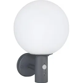 GLOBO RGB LED Wandleuchte, Bewegungsmelder, anthrazit - Grau