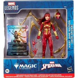 Hasbro Marvel Legends Magic: The Gathering Mary Jane Watson (Iron Spider) (plus exklusive Foil-Karte) 15 cm