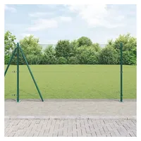 vidaXL Zaunpfosten 10 x 1,2 m Grün/Stahl