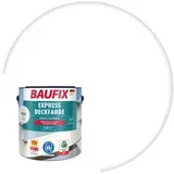 baufix Deckfarbe Weiß matt 2,5 l