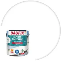 baufix Deckfarbe Weiß matt 2,5 l