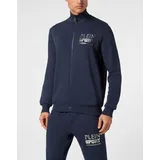 Plein Sport Sweatjacke Tiger Blau/Silber XL