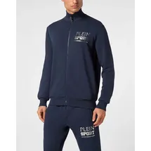 Plein Sport Sweatjacke Tiger Blau/Silber XL