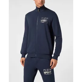 Plein Sport Sweatjacke Tiger Blau/Silber XL
