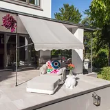 Anbaupavillon Pavillon 3m x2,5m Stahlgestell Dach PA beschichtet wasserabweisend