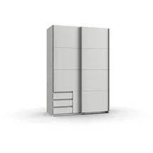möbel-direkt.de Schwebetürenschrank Emden 135 x 198 x 65 cm Weiß