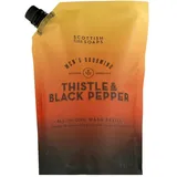 Scottish Fine Soaps Men's Grooming Thistle & Black Pepper All-in-One-Wash Refill 1200 ml