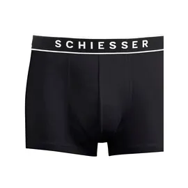 SCHIESSER 95/5 Shorts Organic Cotton webgummibund schwarz XL 3er Pack