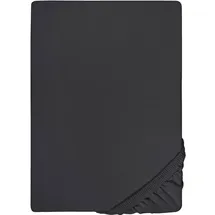biberna 0077144 Feinjersey 140 x 200 - 160 x 200 cm titanium