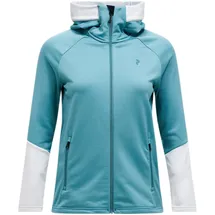 Peak Performance Damen Rider Essentials Hoodie Jacke (Größe XL, tuerkis)