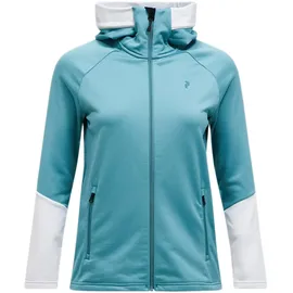 Peak Performance Damen Rider Essentials Hoodie Jacke (Größe XL, tuerkis)
