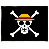 Herding Wellsoft-Flauschdecke One Piece Totenkopf-Design, 150 x 200 cm, Polyester