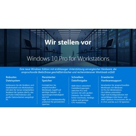 Microsoft Windows 10 Pro for Workstations 32-Bit DE