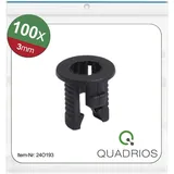 Quadrios 24O193 24O193 LED-Fassung Kunststoff Passend für (LEDs) LED 3 mm