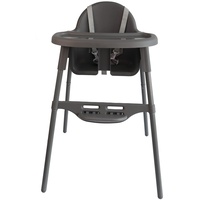 YALION kinderhochstuhl Hochstuhl Baby Kinderstuhl mit Tisch- Höhenverstellbarer Baby Chair Kinder Essen Stuhl ab 6-36 Monaten (max. 15 kg)-Grau