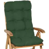 Beautissu Flair HL Hochlehner 120x50x8cm Dunkelgrün