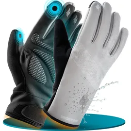 Valkental Fahrradhandschuhe wasserdicht Übergangshandschuhe - GloRider V2 grau XL