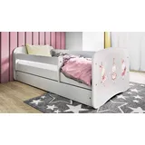 raumhirsch furniture Kinderbett 80 x 160 cm Holzwerkstoff weiß