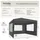 Tectake tectake® Pavillon, 3 x 3 m, im Stecksystem, mit UV-Schutz, wasserdicht,