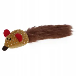 Kerbl Spielzeug-Katzenmaus, 26 cm, braun