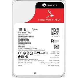 Seagate IronWolf Pro 18 TB 3,5" ST18000NT001