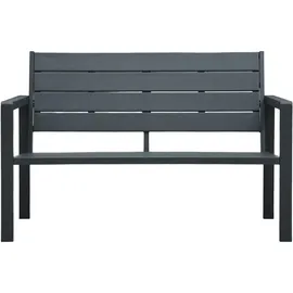 vidaXL Gartenbank 120 x 64 x 78 cm Grau