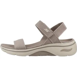 SKECHERS Damen GO Walk Arch FIT 2.0 Sandale, Taupe, 41 EU