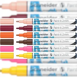 Schneider Paint-It 310 V3 Acrylstifte farbsortiert 2,0 mm, 6 St.