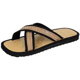 Cinnea CINNEA® »PLAXA« Wellness Sandalen gegen Fußschweiß Zimtlatschen, Unisex Damen Herren Kreuzriemen. Gr. 42-43