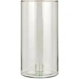 ib laursen Kerzenhalter Glas für Stabkerzen, H: 25, Ø 13 cm, Ø 2,2 cm Einsatz