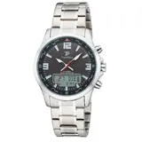 Funkuhr, silber (schwarz), Armbanduhren, Herren, Funkuhr