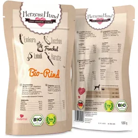 HerzensHund Bio Rindfleisch 15 x 130 g