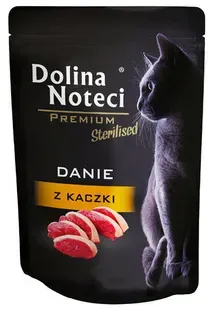 Dolina Noteci Premium Nassfutter für sterilisierte Katzen - Entengericht 85g